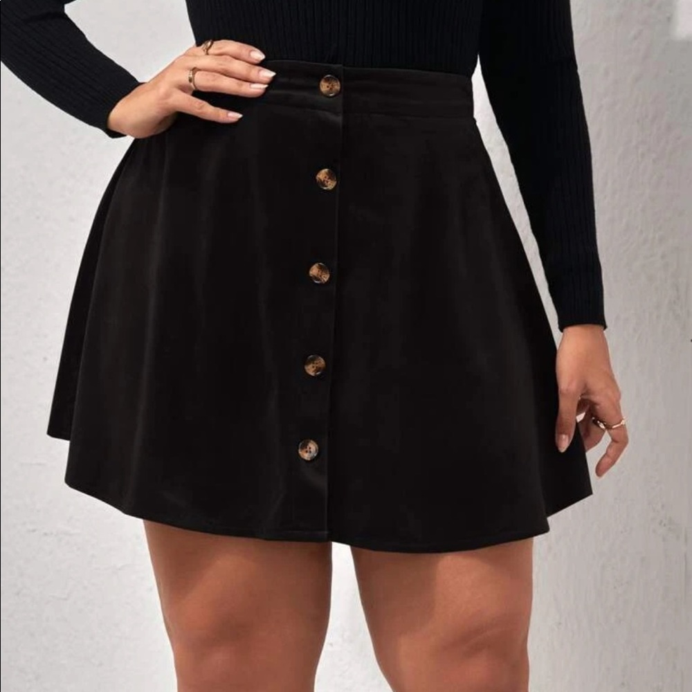 Shein Black Skirt